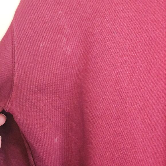 Tyndale FRMC Fire Retardant Long Sleeve Henley Shirt, Maroon, Sz XL - Picture 6 of 7